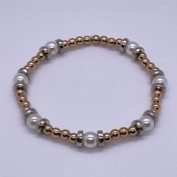 NWT Wool + Pepper Co. Mixed Metals Bracelet - Picture 1 of 5